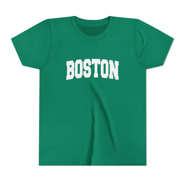 Boston, Massachusetts Youth Graphic Tee - Kids Boston T Shirt