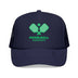 Kids Mississippi Pickleball Trucker Hat - Youth Snapback Cap on white background
