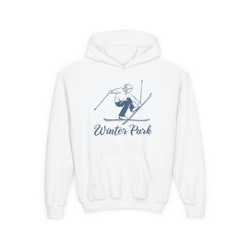 Winter Park, Colorado Youth Hoodie - Snow Ski Kids Winter Park Hooded Sweatshirt