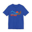 Utah Retro Mountains Sunset T-Shirt | Vintage Utah Tee-4