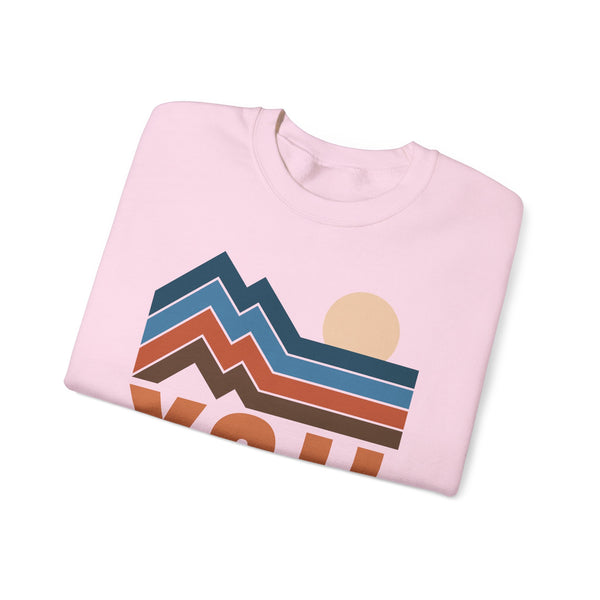 Vail, Colorado Sweatshirt Retro Mountains, Vail Unisex Graphic Crewneck