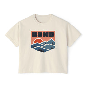 Women's Bend, Oregon Boxy Graphic Tee - Slightly Cropped