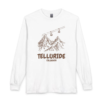 Telluride, Colorado Long Sleeve T-Shirt - Ski Mountain Gondola