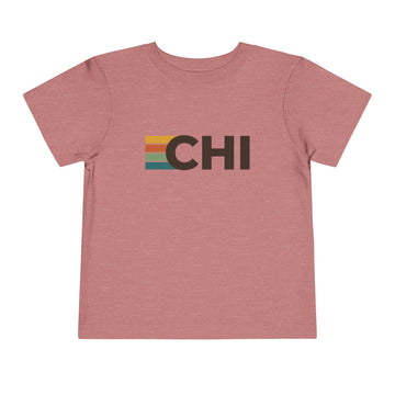 Buy heather-mauve Chicago, Illinois Toddler Tee - CHI Kids T Shirt