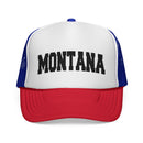 Montana Retro Collegiate Style Trucker Hat-1