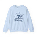 Wyoming Sweatshirt - Vintage Skiing Graphic Crewneck-4