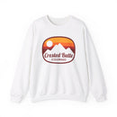 Crested Butte, Colorado Sweatshirt - Unisex Retro Ombre Crewneck Crested Butte Sweatshirt-5