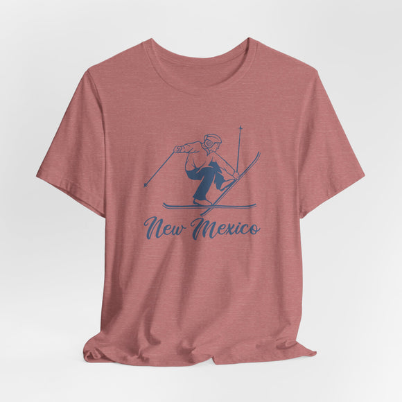 New Mexico T Shirt - Vintage Ski Graphic New Mexico Tee