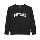 Portland, Oregon Sweatshirt - Portland Toddler Crewneck Sweatshirt-3