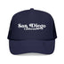 Kids San Diego, California Trucker Hat Foam - Youth Snapback on white background