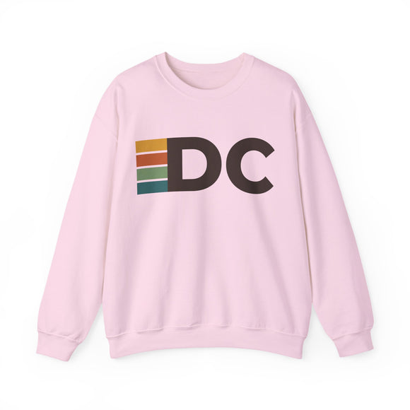 Washington, DC DC Retro Stripe Sweatshirt