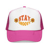 Kids Stay Groovy Trucker Hat Boho - Youth Snapback Cap
