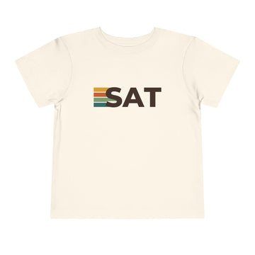 Buy natural San Antonio, Texas Toddler Tee - SAT Kids T Shirt