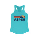 Aspen, Colorado Women's Racerback Tank Top - Mountain Lover Sleeveless Shirt, Women's Aspen Hiking Tank-3