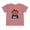 Vail, Colorado Toddler T-Shirt - Retro Palm Tree Toddler Vail Shirt-1