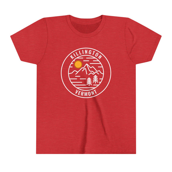 Killington, Vermont Youth Shirt - Retro Mountain Killington Kid's T-Shirt