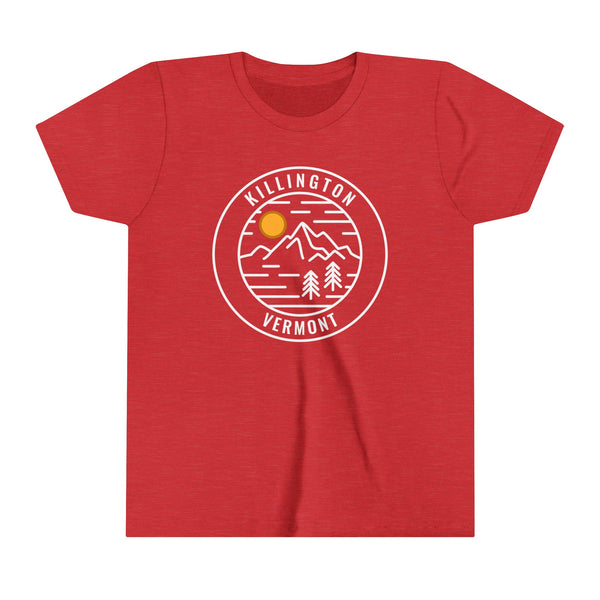 Killington, Vermont Youth Shirt - Retro Mountain Killington Kid's T-Shirt