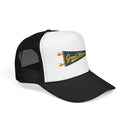 Grand Teton National Park Pennant Trucker Hat — Vintage Foam Mesh Cap-9