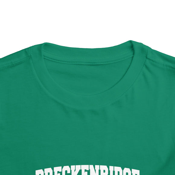 Breckenridge, Colorado Toddler Graphic Tee - Kids Breckenridge Vacation T-Shirt