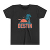 Destin, Florida Youth Shirt - Retro Palm Tree Destin Kid's T-Shirt
