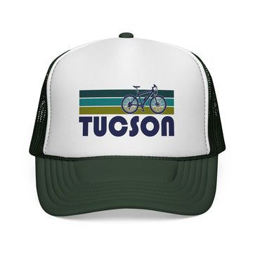 Buy dark-green Tucson, Arizona Retro Bike Trucker Hat - Vintage Style Tucson Cap