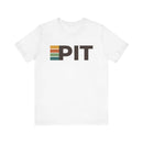 Pittsburgh, Pennsylvania tee - PIT t shirt retro stripes-2