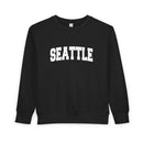 Seattle, Washington Sweatshirt - Seattle Toddler Crewneck Sweatshirt-3