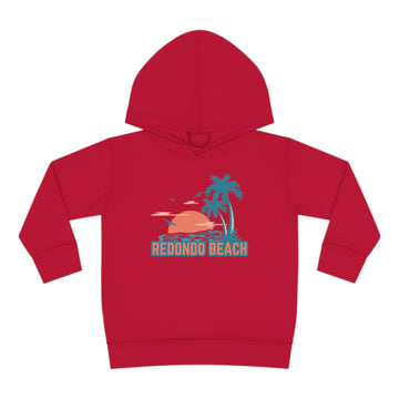 Buy vintage-red Redondo Beach, California Toddler Hoodie - Unisex Redondo Beach Toddler Sweatshirt