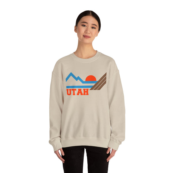 Utah Sweatshirt - Mountain Utah Crewneck Sweatshirt