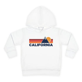 California Toddler Hoodie - Unisex Mountain Pullover Sweatshirt, Kids Hooded Jumper, California Souvenir