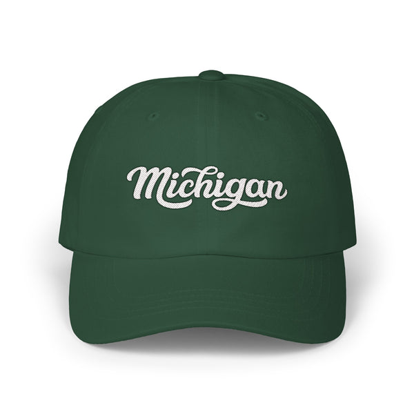 Michigan Dad Hat - Embroidered Michigan Classic Dad Cap