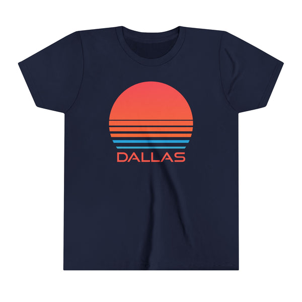Dallas, Texas Youth Shirt - Retro 80s Dallas Kid's T-Shirt