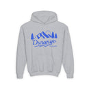 Retro Durango, Colorado Youth Hoodie - Mountain Durango, Colorado Kids Sweatshirt, Cute Durango, Colorado Children's Pullover-2
