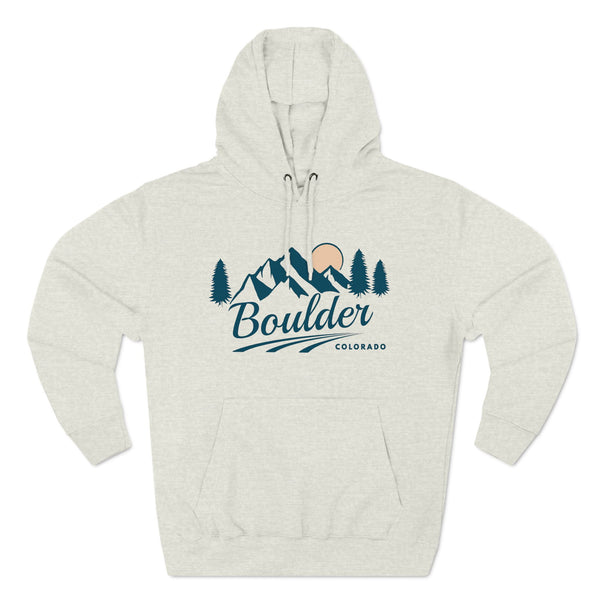 Premium Boulder, Colorado Hoodie - Unisex Boulder Sweatshirt