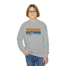 Whistler, Canada Youth Sweatshirt - Unisex Kid's Whistler Crewneck Sweatshirt-19