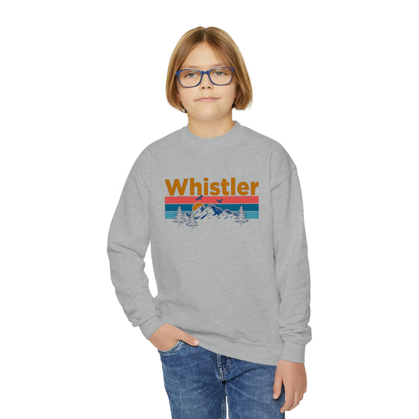 Whistler, Canada Youth Sweatshirt - Unisex Kid's Whistler Crewneck Sweatshirt