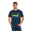Vermont Graphic Tee, Comfort Colors Retro Mountain Unisex T shirt