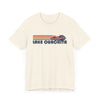 Lake Ouachita, Arkansas T Shirt - Retro Jetski PWC Graphic Tee