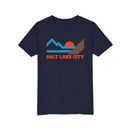 Salt Lake City, Utah Youth Graphic Tee - Kids Salt Lake City T Shirt-19