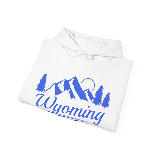 Wyoming Hoodie - Mountain Unisex Wyoming Hoodie Sweatshirt