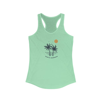 Santa Barbara, California Women's Racerback Tank Top