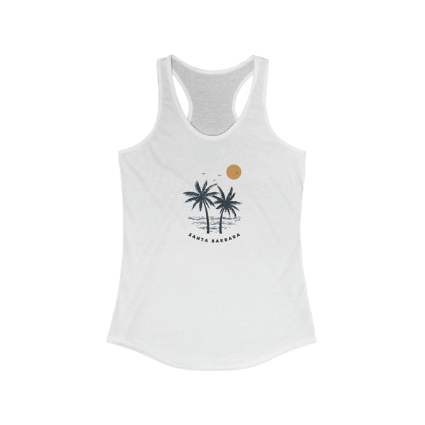 Santa Barbara, California Women's Racerback Tank Top