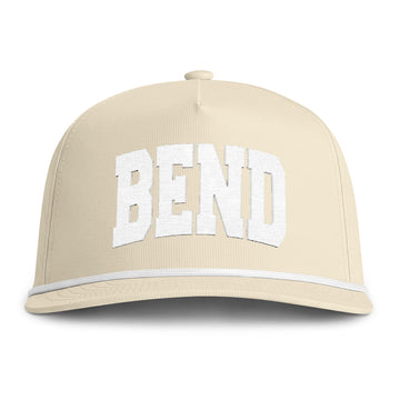Buy ivory Bend, Oregon Embroidered Rope Hat - Vintage Sunwashed Rope Cap, Comfort Colors