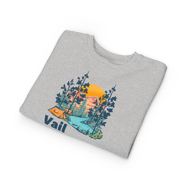 Vail, Colorado Toddler Sweatshirt - Vail Toddler Crewneck Sweatshirt