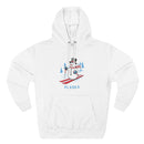 Premium Alaska Skiing Snowman Hoodie-1