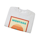 Retro Montana Sweatshirt, Mountain Sun Design, Unisex Crewneck, Gift for Outdoorsy Friends, Vintage Montana Jumper-10