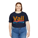 Vail, Colorado Shirt - Mountain Sunset Unisex Vail T-Shirt-93