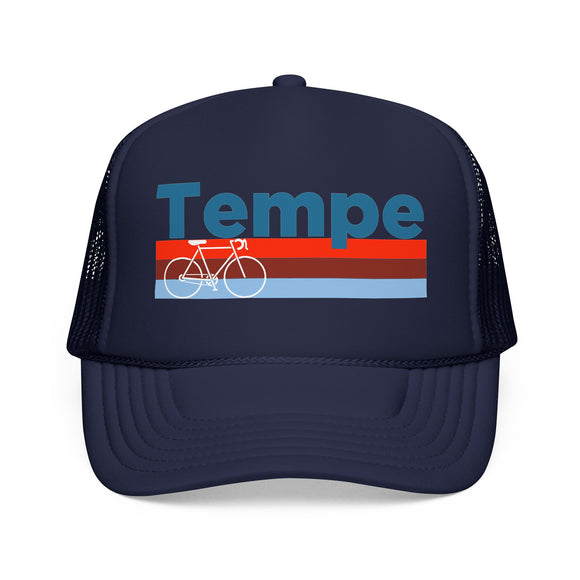Tempe, Arizona Trucker Hat - Foam Tempe Bike Cap