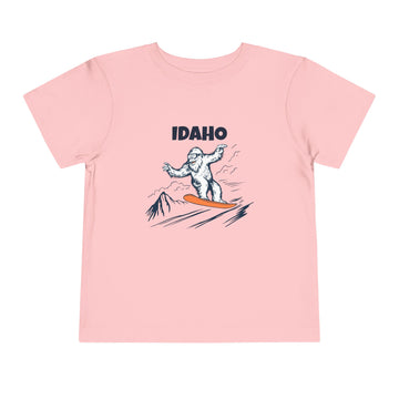 Buy pink Idaho Yeti Snowboard Toddler Tee