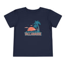 Tallahassee, Florida Toddler T-Shirt - Retro Palm Tree Toddler Tallahassee Shirt-3